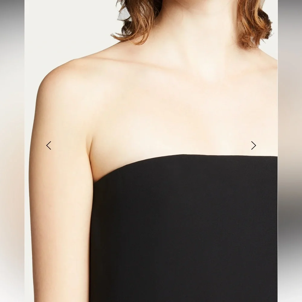 The Row Pau Strapless Dress - Black size 2 - Picture 5 of 7